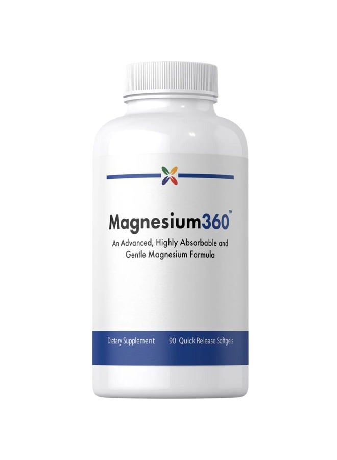 stop aging now Magnesium360 Formula - an Advanced, Highly Absorbable and Gentle Magnesium Complex - 90 Tablets - Image 1